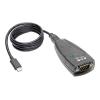 Eaton Tripp Lite Series USB-C to Serial Adapter (DB9) - Keyspan, High-Speed (M / M), Detachable Cable, TAA - Serieller Adapter - USB - RS-232 x 1 - Schwarz - TAA-konform
