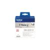 Brother DK-22212 - Permanenter Klebstoff - weiß - Rolle (6,2 cm x 15,2 m) Band - für Brother QL-1050, 1060, 1110, 500, 550, 560, 570, 580, 600, 650, 700, 710, 720, 820