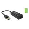 100 / 1000 Mbit / s - Fast Ethernet MAC - unterstützt Suspend / Resume-Erkennung und Steuerungsendpunkt - USB-A 3.0 (m) zu geschirmtem RJ45 (f) - Treiber auf USB-Adapter - schwarz
