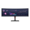 Lenovo ThinkVision P49w-30 - LED-Monitor - gebogen - 124.5 cm (49") (49" sichtbar) - 5120 x 1440 UltraWide Dual QHD @ 60 Hz - IPS - 350 cd / m² - 2000:1 - DisplayHDR 10 - 4 ms - Thunderbolt 4, 2xHDMI, DisplayPort - Lautsprecher - Raven Black