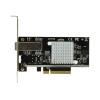 StarTech.com 1 Port 10G Open SFP+ Netzwerkkarte - PCIe - Intel Chip - MM / SM - PCI Express 10G NIC mit Open SFP+ - 10G Ethernet Karte - Netzwerkadapter - PCIe 2.0 x8 - 10GbE - 10GBase-LR, 10GBase-SR, 10GBase-LRM - Schwarz - für P / N: SFP10GBBXDST, SFP1