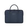 dbramante1928 Stelvio Slim Laptop Bag PURE - Notebook-Tasche - 35.6 cm (14") - Blau, silberne Beschläge