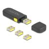 Micro-B Einbaubuchse mit Kabelpeitsche Stecker, USB 2.0, Daten, Datenübertragung