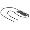 Delock WLAN Twin Antenna - Antenne - Wi-Fi - 5 dBi - Schwarz