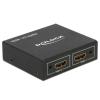 Delock HDMI Splitter 1 x HDMI in > 2 x HDMI out 4K - Video- / Audio-Splitter - 2 x HDMI - Desktop