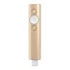 Logitech Spotlight - Präsentations-Fernsteuerung - 3 Tasten - Gold