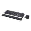 Logitech MX Keys Combo for Business - Tastatur-und-Maus-Set - hinterleuchtet - kabellos - Bluetooth LE - QWERTY - Pan-Nordic - Graphite