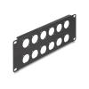 Delock 10? D-Typ Patchpanel 12 Port 2 HE schwarz