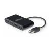 StarTech.com 4-Port USB 2.0 Hub, USB Bus Powered, Small Travel Mini USB Hub, USB 2.0 Splitter, Multi-Port Portable USB Hub, 480Mbps, Overcurrent Protection (OCP) - Hub - 4 x USB 2.0 - Desktop