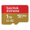 SanDisk Extreme - Flash-Speicherkarte (microSDXC-an-SD-Adapter inbegriffen) - 1 TB - A2 / Video Class V30 / UHS-I U3 / Class10 - microSDXC UHS-I