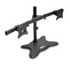 Eaton Tripp Lite Series Dual-Monitor TV Desktop Display Mount Stand Full Motion 13"- 27" Flat Screen Displays - Aufstellung - Voll beweglich - für 2 LCD-Displays - Stahl - Schwarz - Bildschirmgröße: 33.2-68.58 cm (13"-27") - Schreibtisch