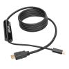 Eaton Tripp Lite Series USB C to HDMI Adapter Cable Converter UHD Ultra High Definition 4K x 2K @ 30Hz M / M USB Type C, USB-C, USB Type-C 6ft 6' - Externer Videoadapter - USB-C 3.1 - HDMI - Schwarz
