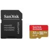 SanDisk Extreme - Flash-Speicherkarte (microSDHC / SD-Adapter inbegriffen) - 32 GB - A1 / Video Class V30 / UHS-I U3 - microSDHC UHS-I