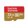SanDisk Extreme - Flash-Speicherkarte (microSDHC / SD-Adapter inbegriffen) - 32 GB - A1 / Video Class V30 / UHS-I U3 - microSDHC UHS-I