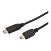 StarTech.com USB-C auf Mini USB Kabel - St / St - 2m - USB 2.0 - USB C zu USB Mini - USB Typ C auf Mini USB - USB-Kabel - USB-C (M) zu Mini-USB, Typ B (M) - Thunderbolt 3 / USB 2.0 - 2 m - Schwarz