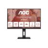 AOC Essential-line U27E3UF - LED-Monitor - 69 cm (27") - 3840 x 2160 4K UHD (2160p) @ 60 Hz - IPS - 350 cd / m² - 1000:1 - 4 ms - 2xHDMI, DisplayPort - Lautsprecher - Schwarz