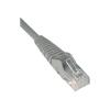 Eaton Tripp Lite Series Cat6 Gigabit Snagless Molded (UTP) Ethernet Cable (RJ45 M / M), PoE, Gray, 1 ft. (0.31 m) - Patch-Kabel - RJ-45 (M) zu RJ-45 (M) - 30 cm - UTP - CAT 6 - geformt, ohne Haken, verseilt - Grau
