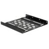 Einbaurahmen HDD / SSD 21 zu 31 Aluminium schwarz Delock