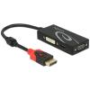Delock - Videokonverter - DisplayPort - DVI, HDMI, VGA - Schwarz - retail