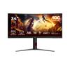 AOC Gaming CU34G4Z - LED-Monitor - Gaming - gebogen - 86.4 cm (34") - 3440 x 1440 WQHD @ 240 Hz - Fast VA - 450 cd / m² - 2500:1 - DisplayHDR 400 - 0.5 ms - 2xHDMI, DisplayPort - Schwarz, Rot