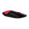 HP Z3700 - Maus - kabellos - 2.4 GHz - kabelloser Empfänger (USB) - Rot