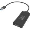 Steckt in USB und hat eine HDMI-Buchse in voller Größe - funktioniert nicht für Mac - maximale Auflösung 1920 x 1200 - USB-A 3.0 (m) zu HDMI (f) - Treiber im Adapter integriert - schwarz