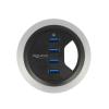 HUB USB 3.0 Tisch-Hub 60 mm 4 x USB 3.0 Ports Delock