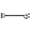 Intel OCuLink Cable Kit AXXCBL625CVCX - Internes SAS-Kabel - 4i MiniLink SAS (SFF-8611) (M) gerade zu 4i MiniLink SAS (SFF-8611) (M) - 62.5 cm