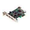 StarTech.com 4 Port USB 2.0 HighSpeed PCI Express Low Profile Schnittstellenkarte - 1 x USB 2.0 intern (Buchse) 3 x USB extern (Buchse) - USB-Adapter - PCIe Low-Profile - USB, USB 2.0 - 4 Anschlüsse - für P / N: ST4200MINI2