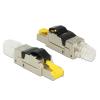 Netzwerk RJ45 Stecker feldkonfektionierbar Cat.6A Metall