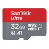 SanDisk Ultra - Flash-Speicherkarte (microSDHC / SD-Adapter inbegriffen) - 32 GB - A1 / UHS-I U1 / Class10 - microSDHC UHS-I (Packung mit 2)