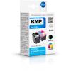 KMP MULTIPACK H168VX - 2er-Pack - Schwarz, Farbe (Cyan, Magenta, Gelb) - kompatibel - Tintenpatrone (Alternative zu: HP 302XL, HP F6U67AE, HP F6U68AE) - für HP Deskjet 1110, 21XX, 36XX, ENVY 45XX, Officejet 38XX, 46XX, 52XX