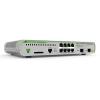 Allied Telesis CentreCOM AT-GS970M / 10PS - Switch - L3 - managed - 8 x 10 / 100 / 1000 (PoE+) + 2 x SFP (mini-GBIC) (Uplink) - Desktop - PoE+