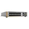 Allied Telesis AT X550-18XSQ - Switch - L3 - Smart - 16 x 1 Gigabit / 10 Gigabit SFP+ + 2 x 40 Gigabit QSFP+ (Uplink) - an Rack montierbar