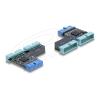 Delock USB 5 Gbps Hub 20 Pin Pfostenbuchse zu 2 x USB 5 Gbps 20 Pin Pfostenstecker