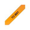 Brother TCB01 - 12 mm x 6.7 m - schwarz auf fluoreszierendem orange - laminiertes Band - für P-Touch PT-2000, PT-3000, PT-500, PT-5000, PT-8E