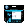 HP No72 Magenta and Cyan Printhead