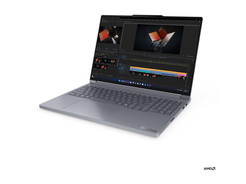 Lenovo ThinkBook 16p G6 ADR 21U0 - AMD Ryzen 9 8940HX / 2.4 GHz - Win 11 Pro - GeForce RTX 5060 - 64 GB RAM - 1 TB SSD NVMe - 40.6 cm (16") IPS 2560 x 1600 (WQXGA) @ 240 Hz - Wi-Fi 7, Bluetooth - Luna Gray - kbd: Deutsch - mit 1 Jahr Lenovo Premier S