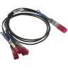 Dell 100GbE Direct Attach - Kabelpeitsche - QSFP28 (M) zu QSFP28 (M) - 3 m - twinaxial - passiv - für PowerEdge FC640, R530, R540, R630, R730, R740, R7415, R830, PowerSwitch S4112, S5212