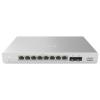 Cisco Meraki Cloud Managed MS120-8 - Switch - managed - 8 x 10 / 100 / 1000 (PoE+) + 2 x Gigabit SFP - Desktop, wandmontierbar - PoE+ (67 W)