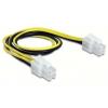 Delock - Stromkabel - Netzstecker P4 (M) zu Netzstecker P4 (M) - 30 cm