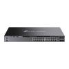TP-Link Omada SG6428X V1 - Switch - L3 - managed - 24 x 10 / 100 / 1000 + 4 x 10 GB Ethernet SFP+ (Uplink / Stacking) - Luftstrom von vorne nach hinten - an Rack montierbar