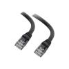 C2G 25ft Cat6 Snagless Unshielded (UTP) Ethernet Network Patch Cable - Black - Patch-Kabel - RJ-45 (M) zu RJ-45 (M) - 7.6 m - CAT 6 - geformt, ohne Haken - Schwarz