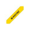 Brother M-K631BZ - Schwarz auf Gelb - Rolle (0,9 cm x 8 m) 1 Kassette(n) nicht-laminiertes Schriftband - für P-Touch PT-55, PT-65, PT-75, PT-85, PT-90, PT-BB4