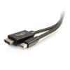 C2G 6ft Mini DisplayPort to HDMI Cable - Mini DP to HDMI Adapter Cable - M / M - Videoadapter - TAA-konform - Mini DisplayPort männlich zu HDMI männlich - 1.83 m - Schwarz