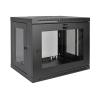 Eaton Tripp Lite Series 9U Wall Mount Rack Enclosure Server Cabinet w / Acrylic Glass Front Door - Schrank Netzwerkschrank - geeignet für Wandmontage - Schwarz - 9U - 48.3 cm (19")