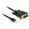 Kabel mini Displayport 1.1 Stecker > DVI 24+1 Stecker 1 m