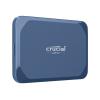 Crucial X10 - SSD - verschlüsselt - 1 TB - extern (tragbar) - USB 3.2 Gen 2x2 (USB-C Steckverbinder) - 256-Bit-AES - Matte Blue