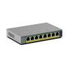 NETGEAR Easy Smart GS108EP - Switch - L3 - Smart - 8 x 10 / 100 / 1000 (PoE+) - Desktop, wandmontierbar - PoE+ (62 W)