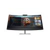 HP 740pm - Series 7 Pro - LED-Monitor - gebogen - 101.6 cm (40") (39.7" sichtbar) - 5120 x 2160 WUHD @ 60 Hz - IPS - 300 cd / m² - 1000:1 - 5 ms - HDMI, DisplayPort, Thunderbolt 3 - Lautsprecher - Schwarz, Silber